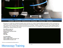 Tablet Screenshot of microscopytraining.co.uk